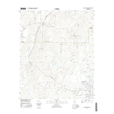 2017 Map of Cedartown West, 2017 Print