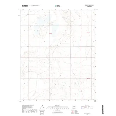 2020 Map of Cedarvale NE, 2020 Print