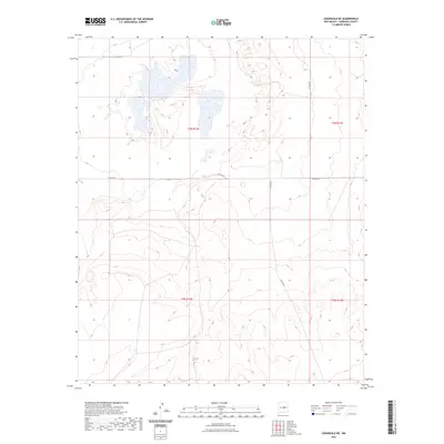 2023 Map of Cedarvale NE, 2023 Print