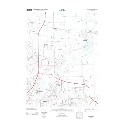 2013 Map of Cedarville, 2013 Print
