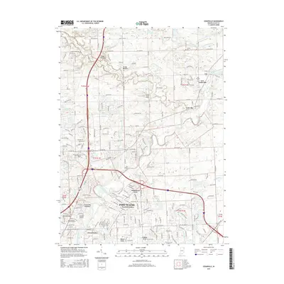 2016 Map of Cedarville, 2016 Print
