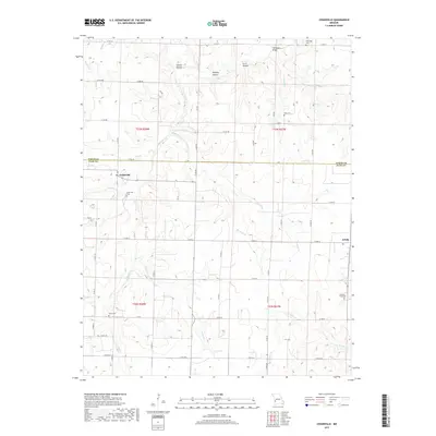 2017 Map of Cedarville, 2017 Print
