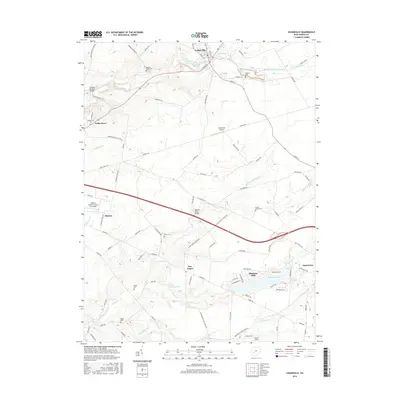 2016 Map of Cedarville, 2016 Print