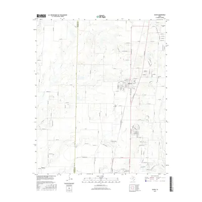 2016 Map of Celina, 2016 Print