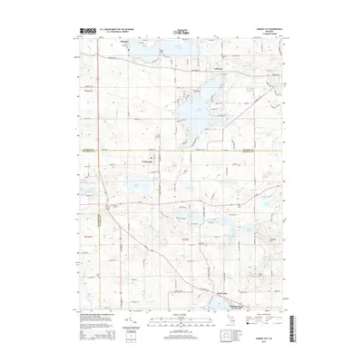 2014 Map of Cement City, 2014 Print