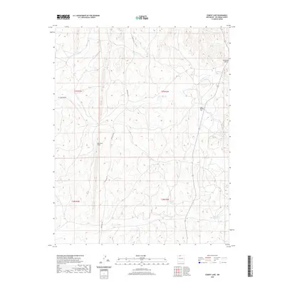 2020 Map of Cement Lake, 2020 Print