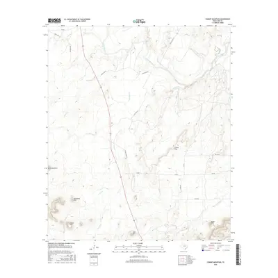 2016 Map of Cement Mountain, 2016 Print