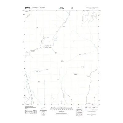 2011 Map of Cement Mountain, 2011 Print