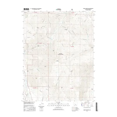 2016 Map of Cement Mountain, 2016 Print
