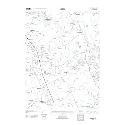 2013 Map of Cementon, 2013 Print