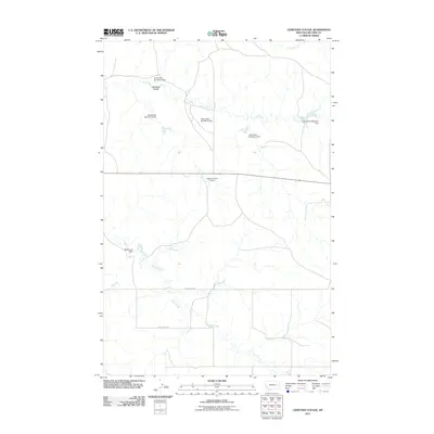 2011 Map of Cemetery Coulee, 2011 Print