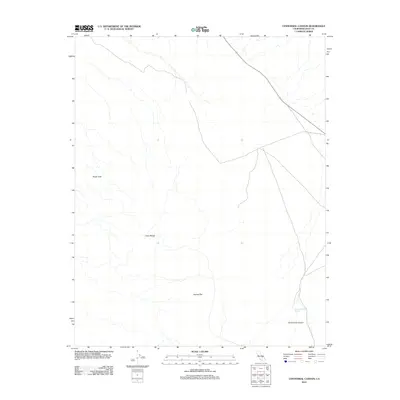 2012 Map of Centennial Canyon, 2012 Print