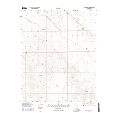 2015 Map of Centennial Canyon, 2015 Print