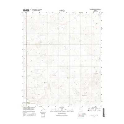 2014 Map of Centennial Wash, 2014 Print