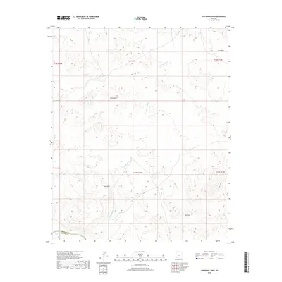 2018 Map of Centennial Wash, 2018 Print