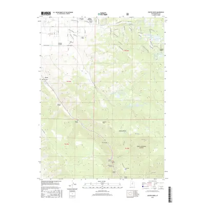 2017 Map of Center Creek, 2017 Print