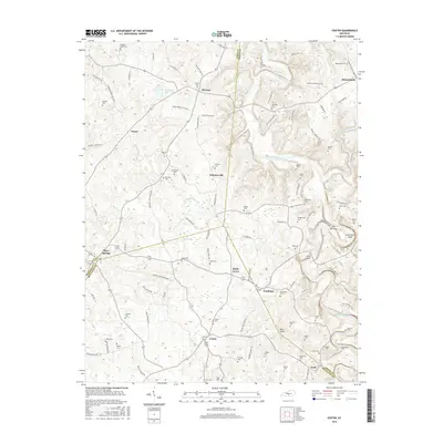 2016 Map of Center, 2016 Print
