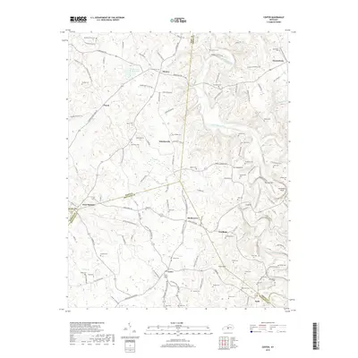 2019 Map of Center, 2019 Print