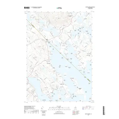 2018 Map of Center Harbor, 2018 Print