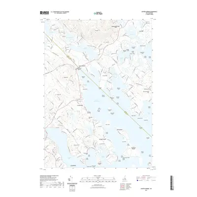 2021 Map of Center Harbor, 2021 Print