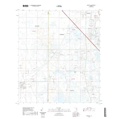 2021 Map of Center Hill, 2021 Print