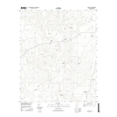 2014 Map of Center Hill, 2014 Print