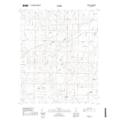 2018 Map of Center Hill, 2018 Print