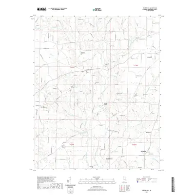 2021 Map of Center Hill, 2021 Print
