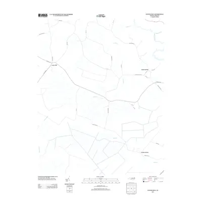 2013 Map of Center Hill, 2013 Print