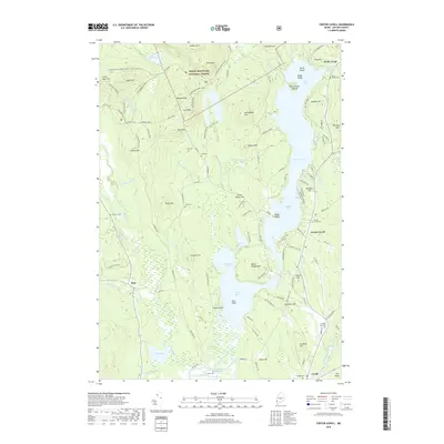 2018 Map of Center Lovell, 2018 Print
