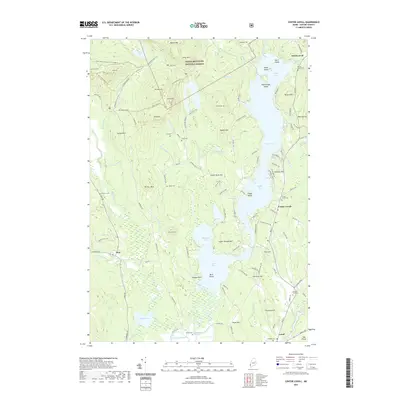 2021 Map of Center Lovell, 2021 Print