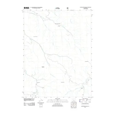 2011 Map of Center Mountain, 2011 Print