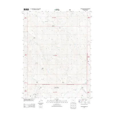 2013 Map of Center Mountain, 2013 Print