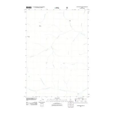 2011 Map of Center Mountain, 2011 Print