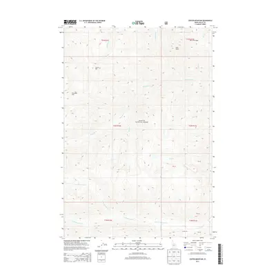 2013 Map of Center Mountain, 2013 Print