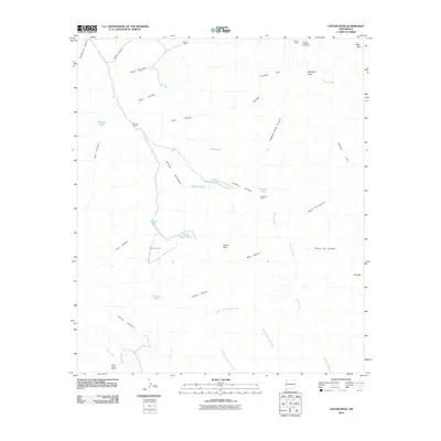 2010 Map of Center Peak, 2010 Print