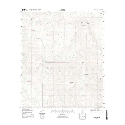2013 Map of Center Peak, 2013 Print