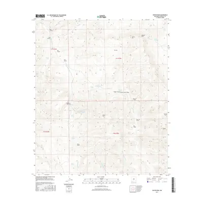 2017 Map of Center Peak, 2017 Print