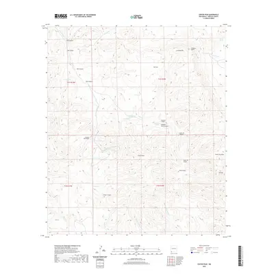 2020 Map of Center Peak, 2020 Print