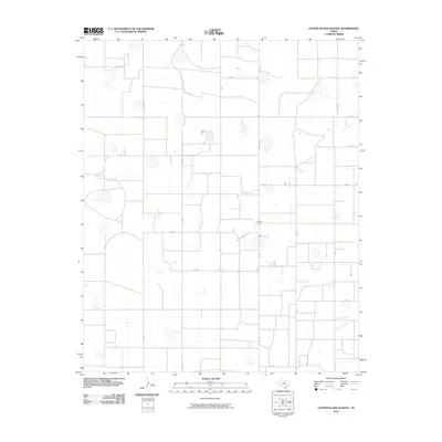 2010 Map of Center Plains School, 2010 Print