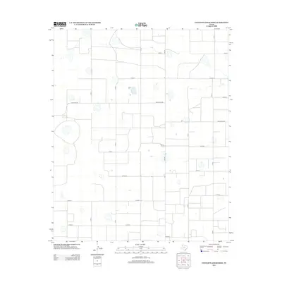 2012 Map of Center Plains School, 2012 Print