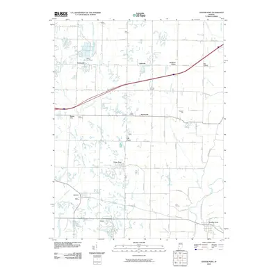 2010 Map of Center Point, 2010 Print