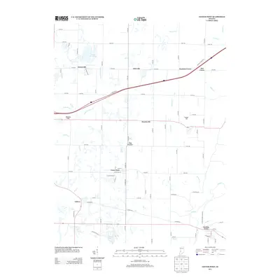 2013 Map of Center Point, 2013 Print