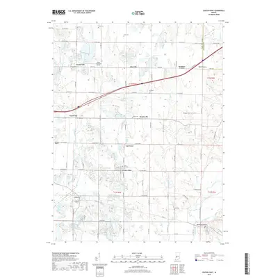 2019 Map of Center Point, 2019 Print
