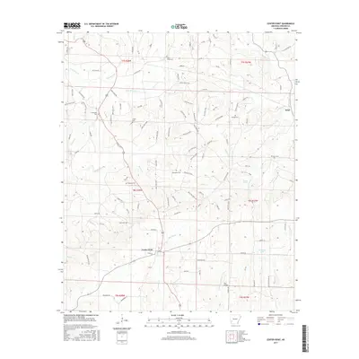 2017 Map of Center Point, 2017 Print