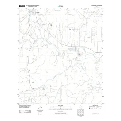 2010 Map of Center Point, 2010 Print