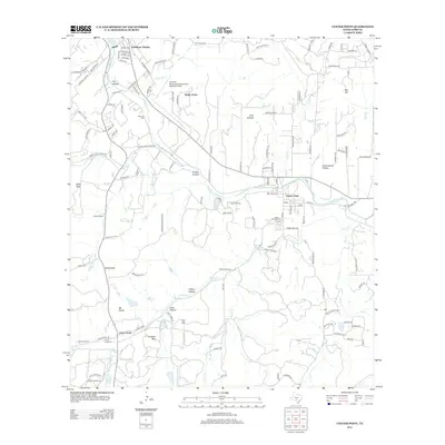 2013 Map of Center Point, 2013 Print