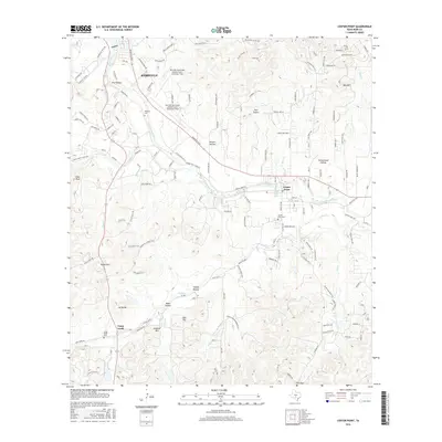 2016 Map of Center Point, 2016 Print
