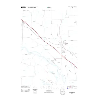 2013 Map of Center Point, 2013 Print