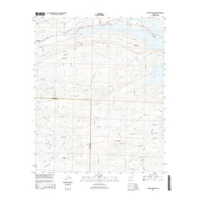 2014 Map of Center Point NE, 2014 Print